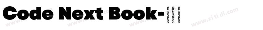 Code Next Book字体转换